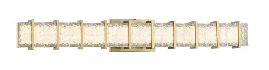 Sevryn LED Vanity Light in Soft Brass - Image 1