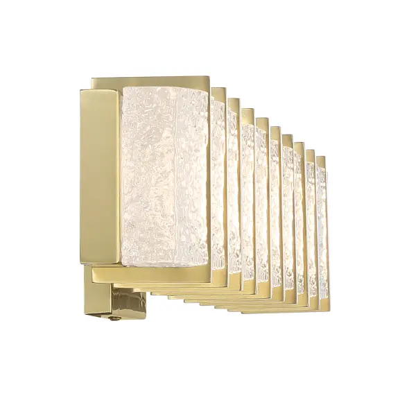 Sevryn LED Vanity Light in Soft Brass - Image 3