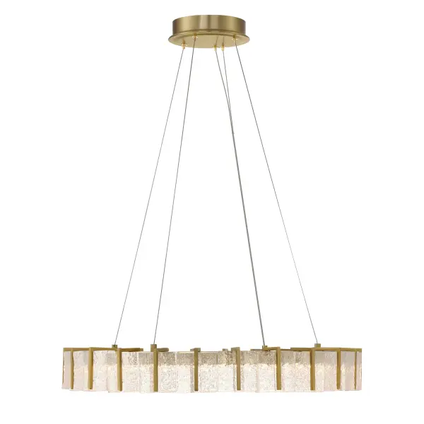 Sevryn LED Pendant in Soft Brass - Image 6