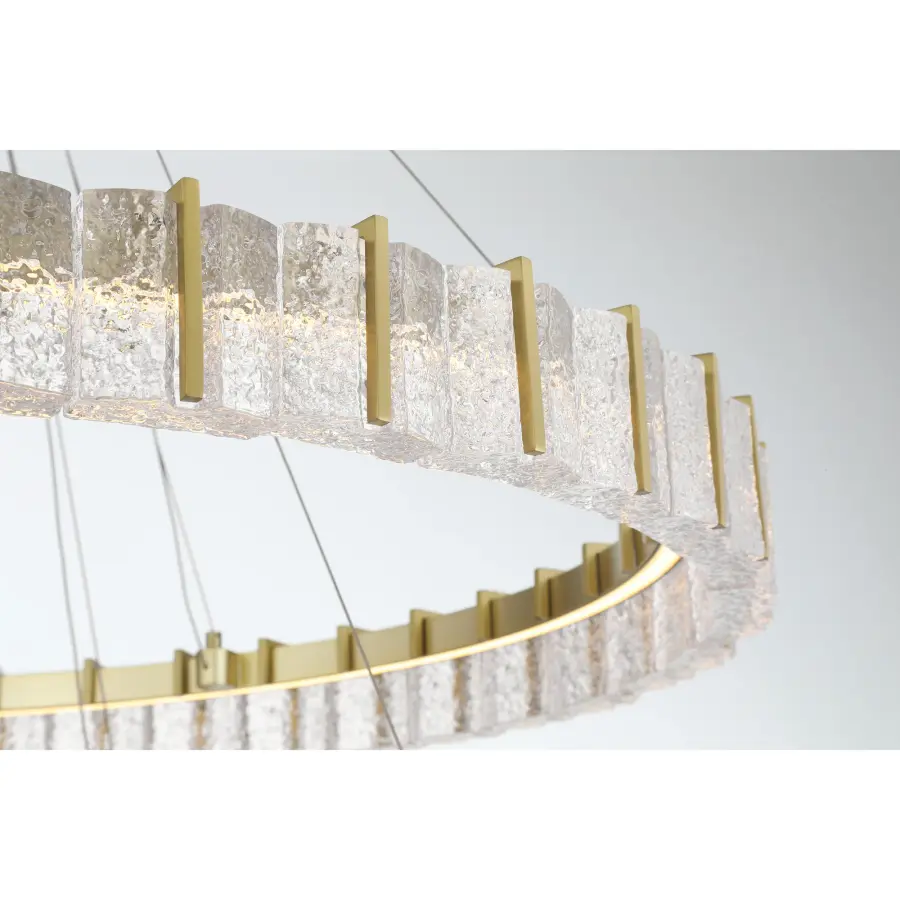 Sevryn 44.5" LED Chandelier in Soft Brass - Image 3