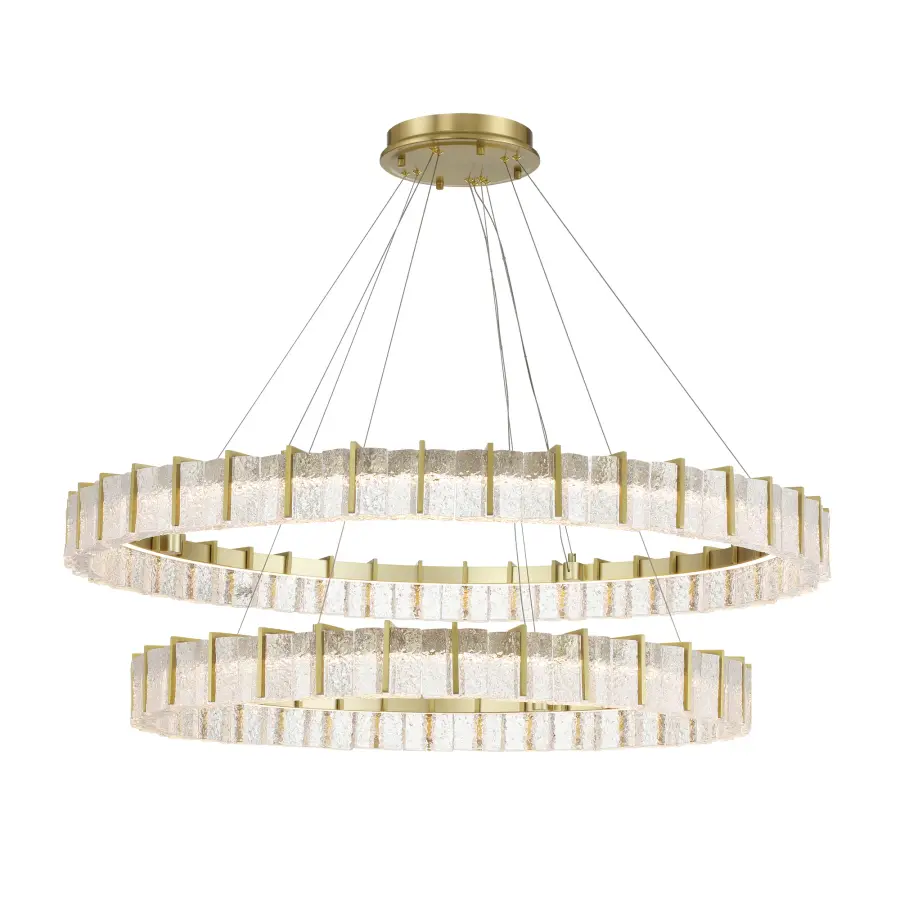 Sevryn 44.5" LED Chandelier in Soft Brass - Image 6
