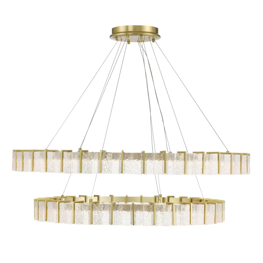 Sevryn 44.5" LED Chandelier in Soft Brass - Image 7