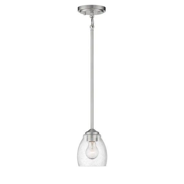 Winsley 1-Light Mini Pendant in Brushed Nickel - Image 4