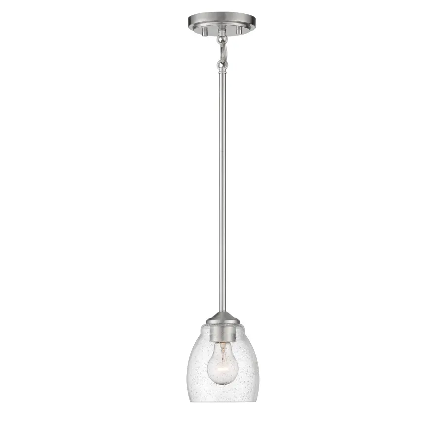 Winsley 1-Light Mini Pendant in Brushed Nickel - Image 4