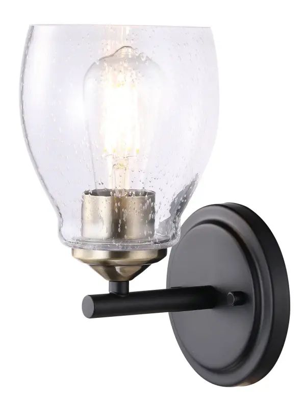 In Coal w/Stained Brass by Minka-Lavery from the Winsley collection