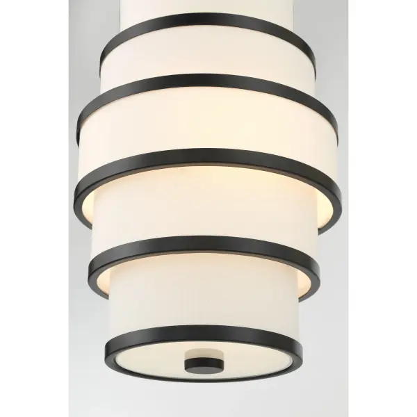 Cascade 3-Light Pendant in Coal Black - Image 2
