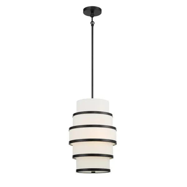 Cascade 3-Light Pendant in Coal Black - Image 4