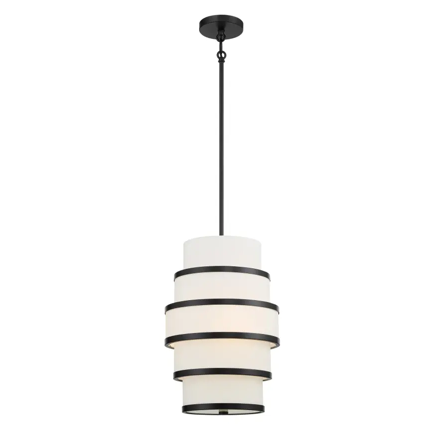 Cascade 3-Light Pendant in Coal Black - Image 4