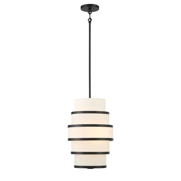 Cascade 3-Light Pendant in Coal Black - Image 5