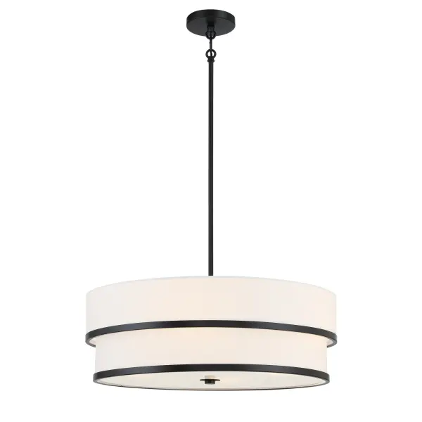 Cascade 4-Light Pendant in Coal Black - Image 2