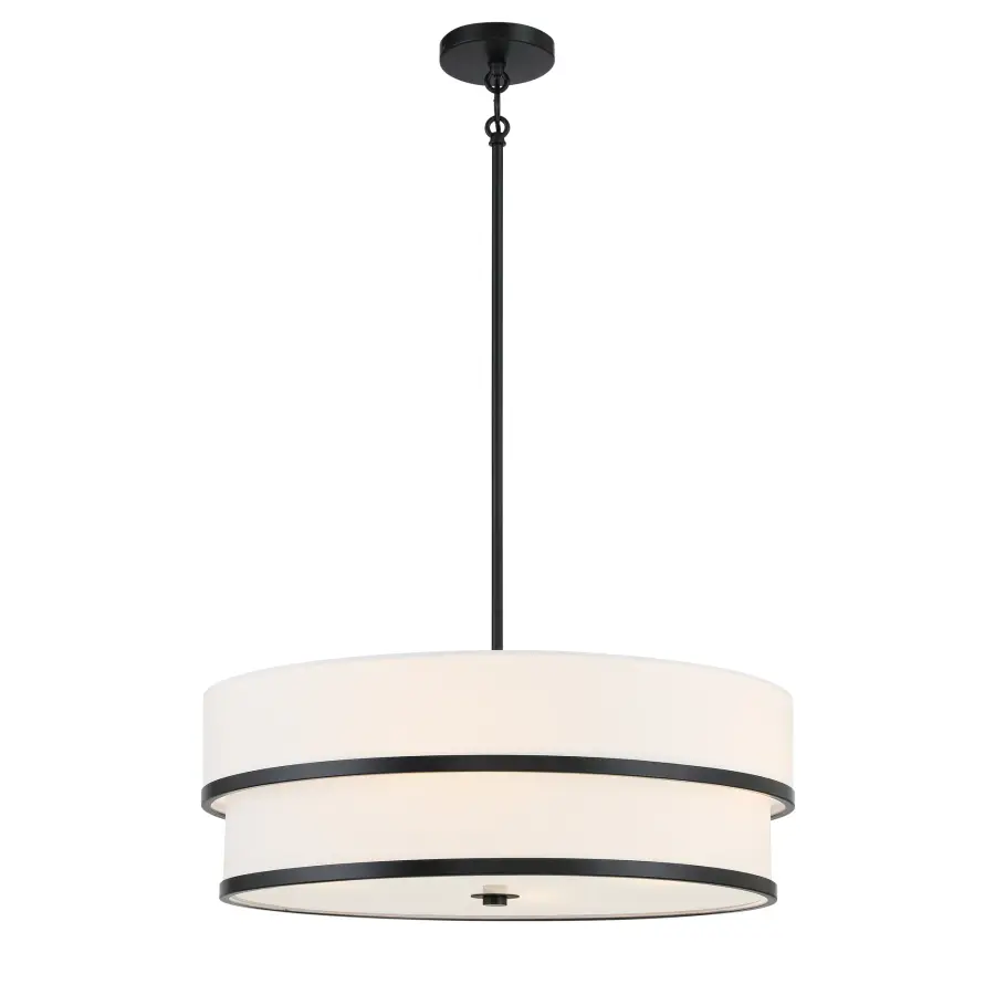 Cascade 4-Light Pendant in Coal Black - Image 2