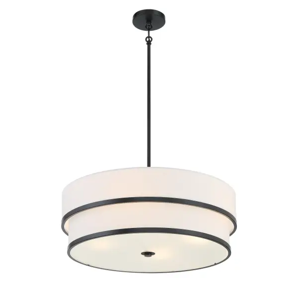 Cascade 4-Light Pendant in Coal Black - Image 3