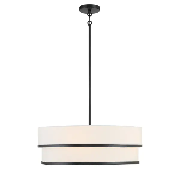 Cascade 4-Light Pendant in Coal Black - Image 4