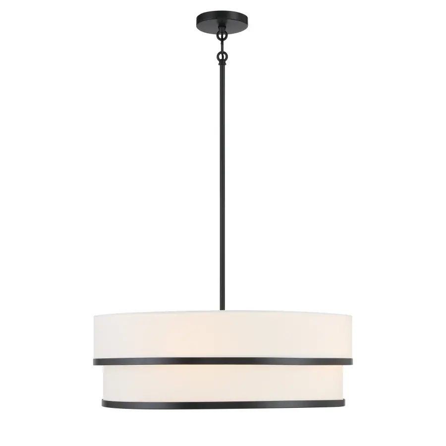 Cascade 4-Light Pendant in Coal Black - Image 4