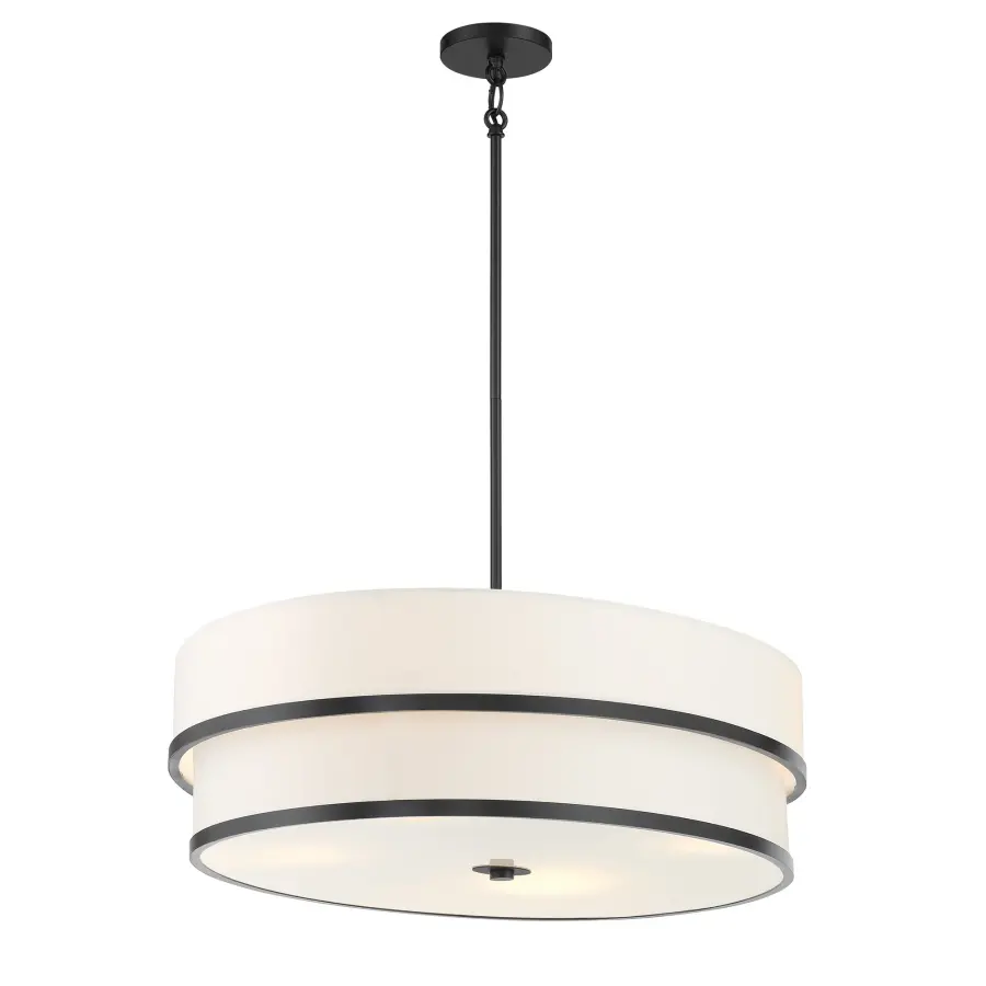 Cascade 4-Light Linear Pendant in Coal Black - Image 5