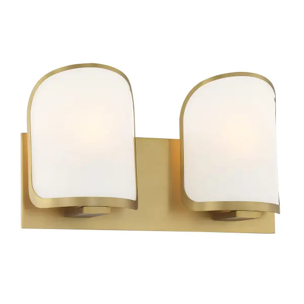 Elegant Brass Bath Light with ADA-Compliant Design - Image 1