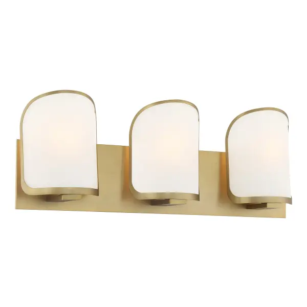 Elegant Brass Bath Vanity with Soft Contemporary Style - Image 2