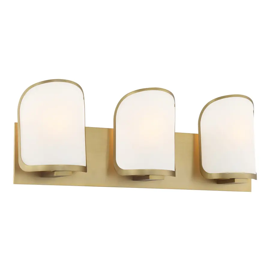 Elegant Brass Bath Vanity with Soft Contemporary Style - Image 2