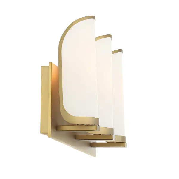 Elegant Brass Bath Vanity with Soft Contemporary Style - Image 3