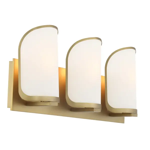 Elegant Brass Bath Vanity with Soft Contemporary Style - Image 4