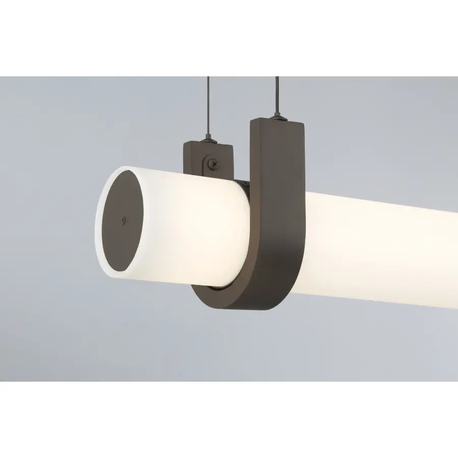 Sorelle 58" LED Linear Chandelier in Dark Bronze - Image 6
