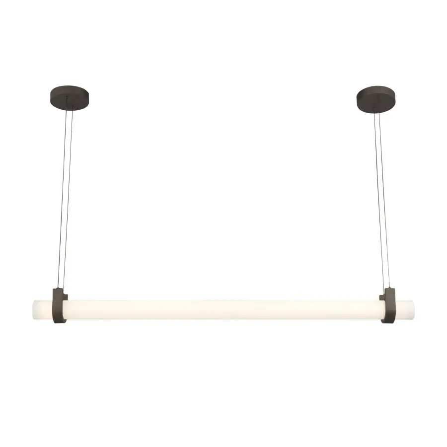 Sorelle 58" LED Linear Chandelier in Dark Bronze - Image 9