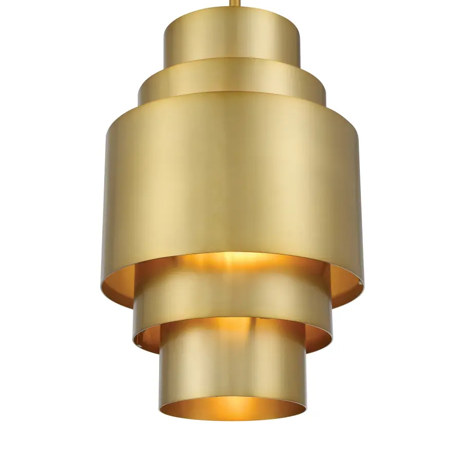 SpyGlass Terrace 1-Light Pendant in Soft Brass - Image 2