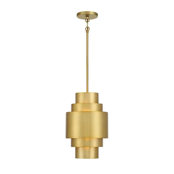 SpyGlass Terrace 1-Light Pendant in Soft Brass - Image 3