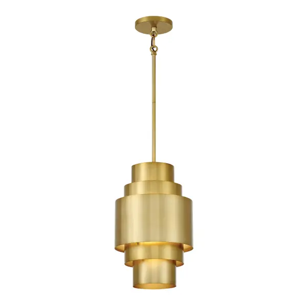 SpyGlass Terrace 1-Light Pendant in Soft Brass - Image 4