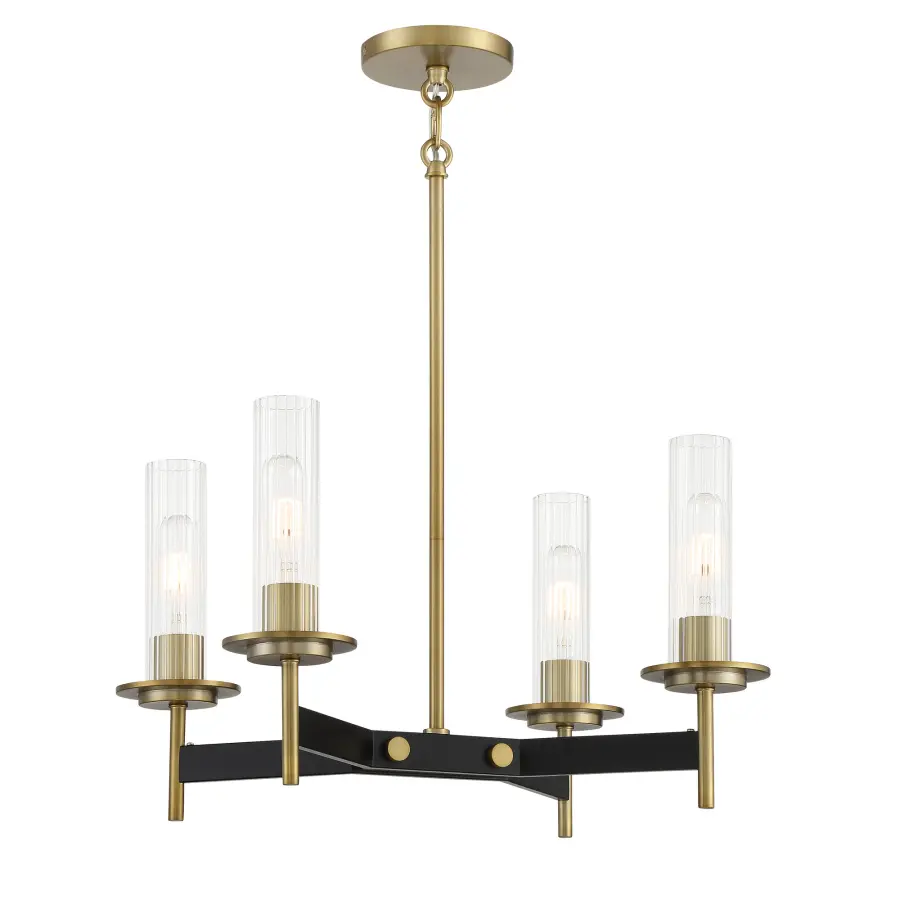 Compact Traditional Chandelier with Vintage Industrial Charm - Image 3