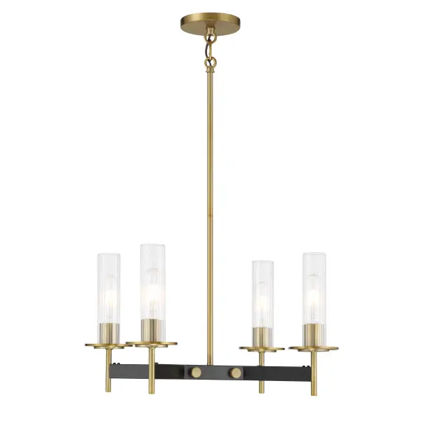 Compact Traditional Chandelier with Vintage Industrial Charm - Image 4