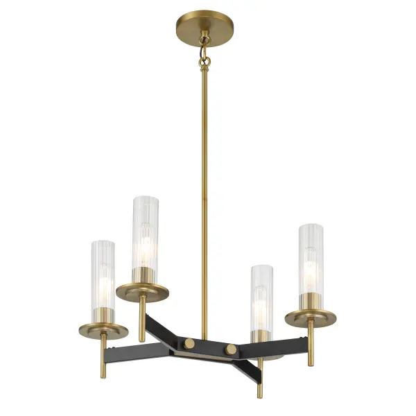 Compact Traditional Chandelier with Vintage Industrial Charm - Image 5