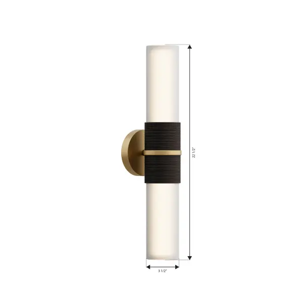 Linthor 22.5" High 2-Light Wall Sconce - Image 3