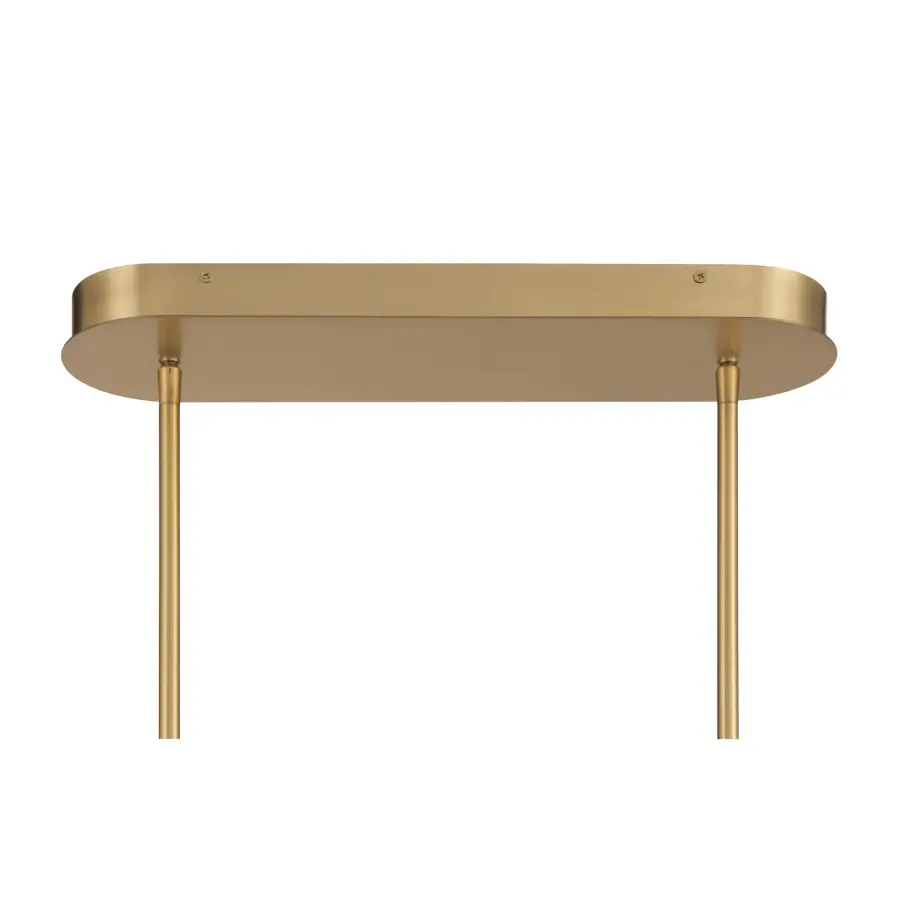 Linthor 64" LED Linear Chandelier in Legacy Brass - Image 5