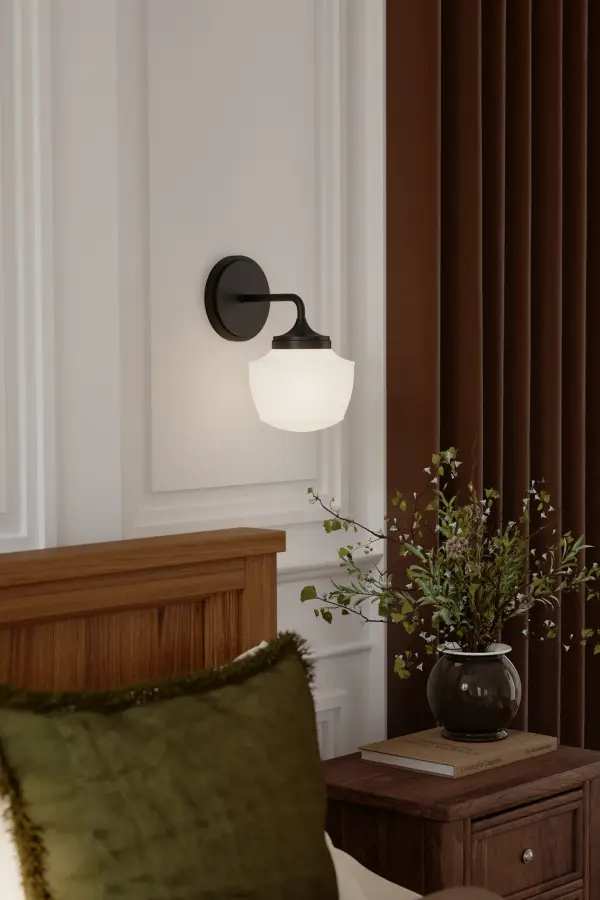 Cornwell 10" 1-Light Bath Sconce in Dark Matte Black - Image 2