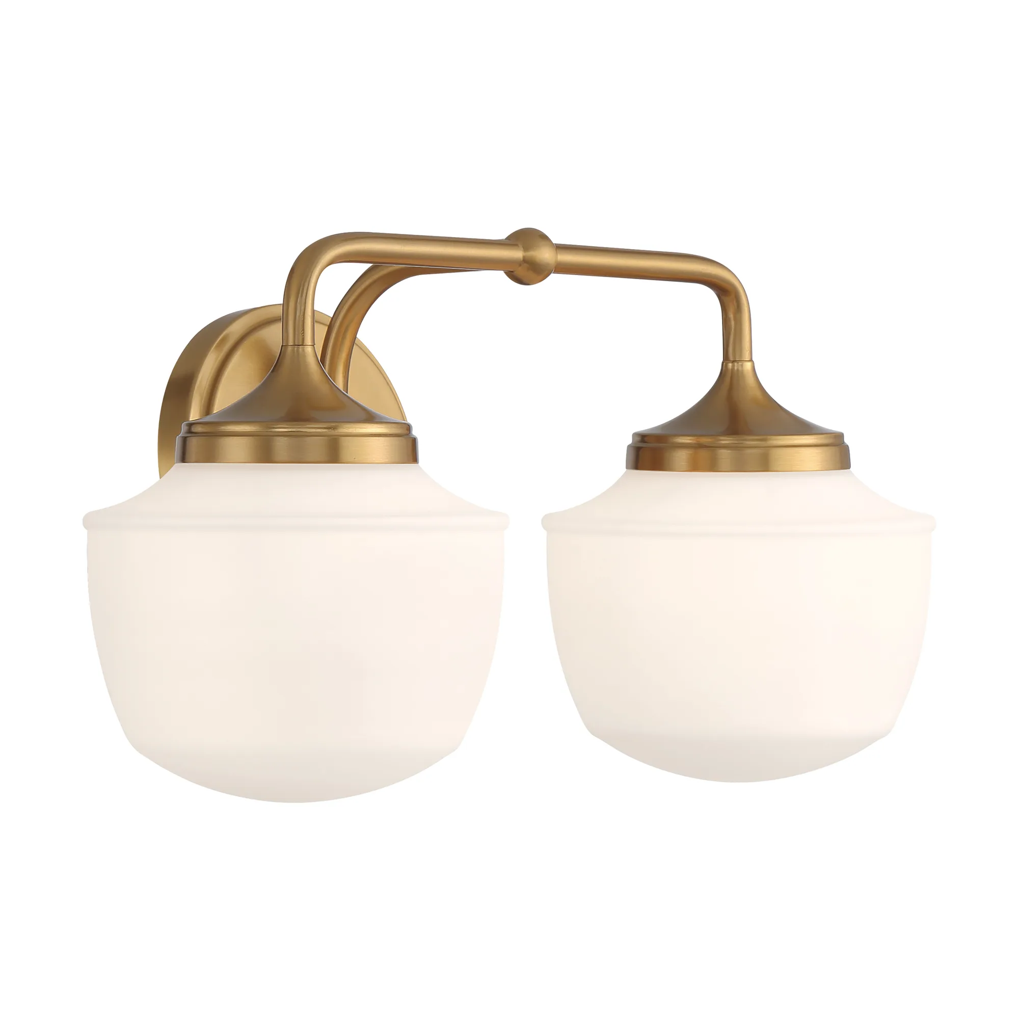 Cornwell 2-Light Bath Vanity in Aged Brass