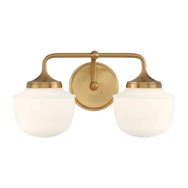Cornwell 2-Light Bath Vanity in Aged Brass - Image 5