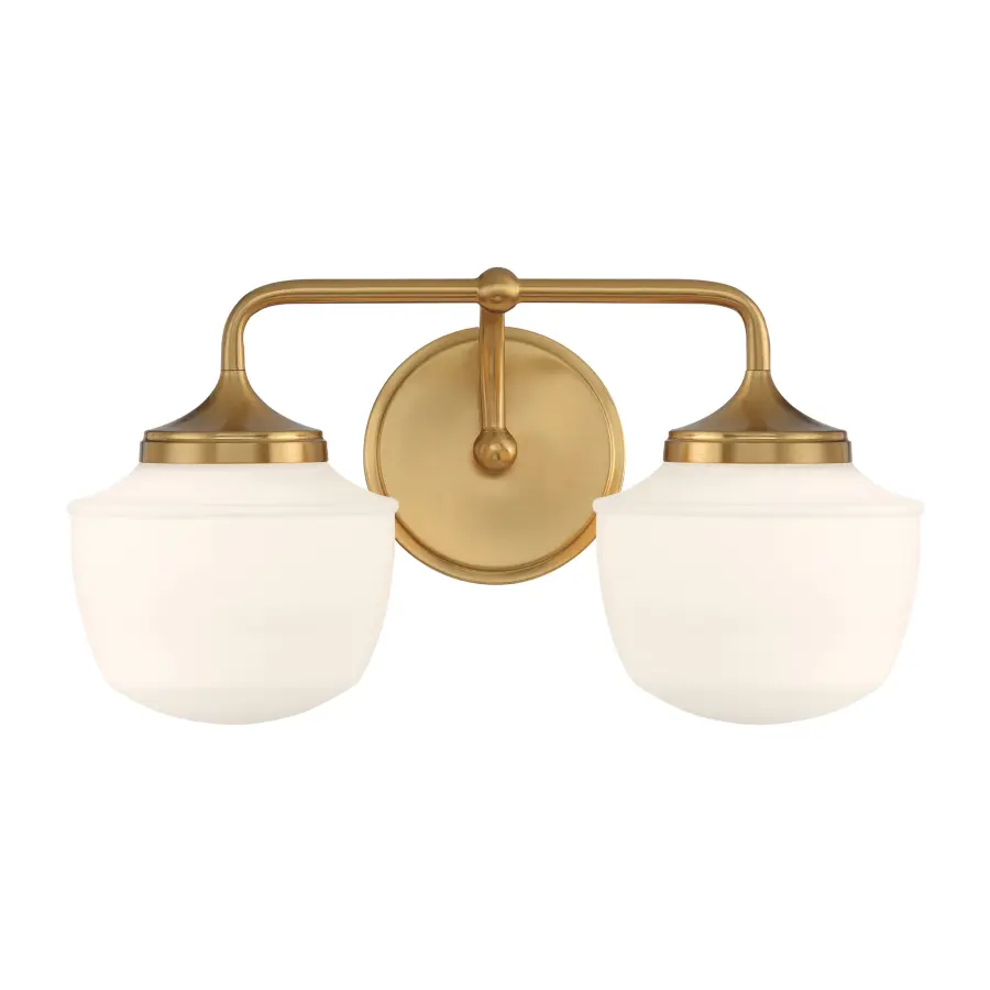 Cornwell 2-Light Bath Vanity in Aged Brass - Image 5