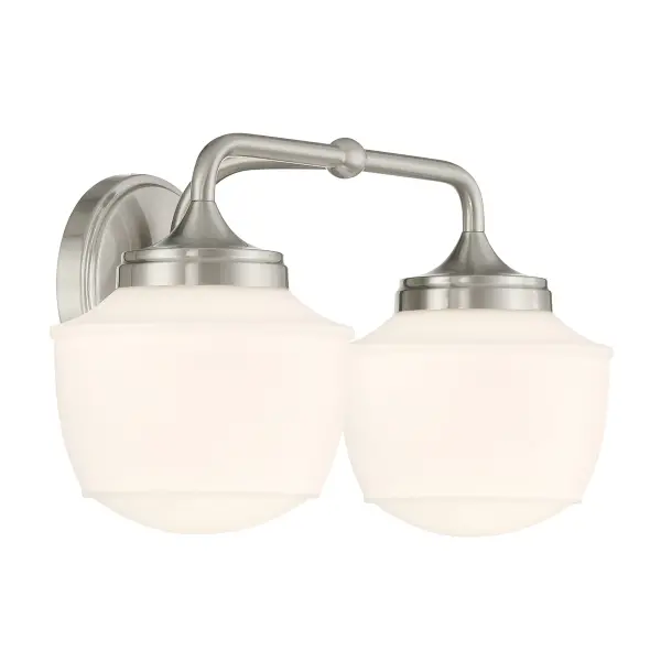 Cornwell 2-Light Bath Vanity in Brushed Nickel - Image 3