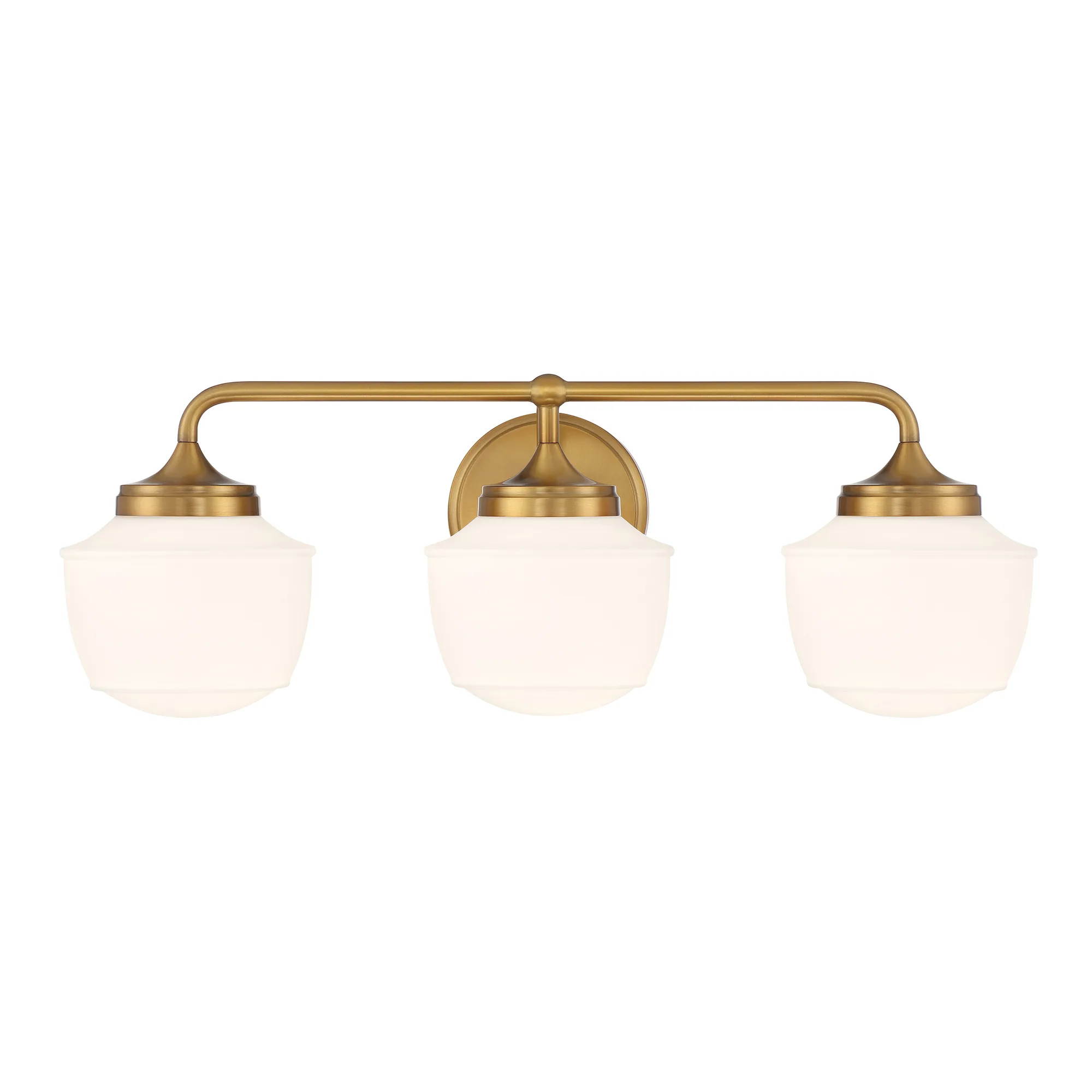 Cornwell 3-Light Bath Vanity in Aged Brass