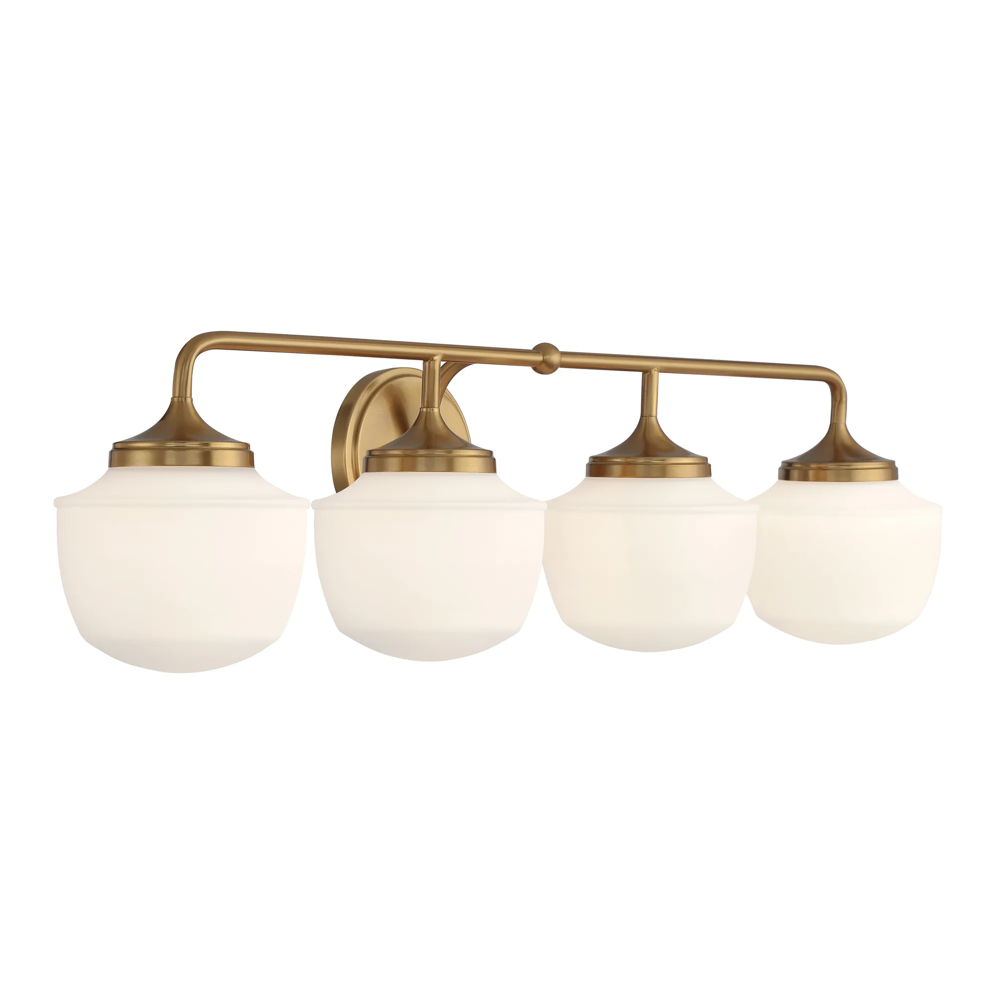 Cornwell 4-Light Bath Vanity in Aged Brass