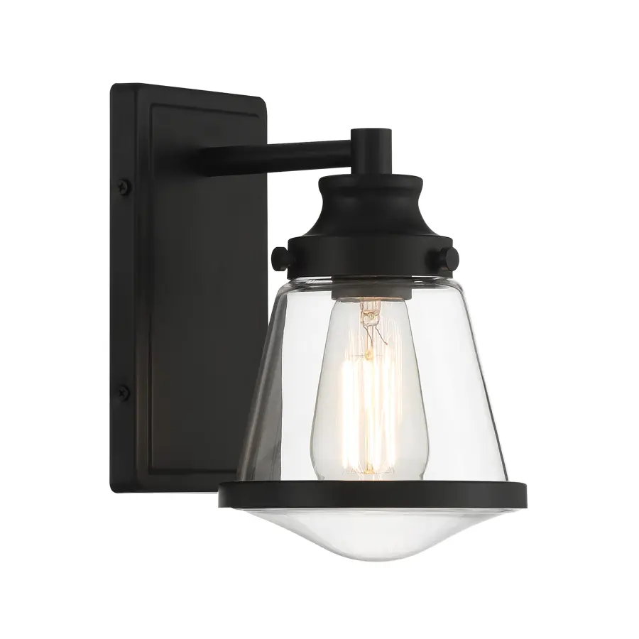 Mannsdale 1-Light Bath Vanity in Coal Black - Image 2