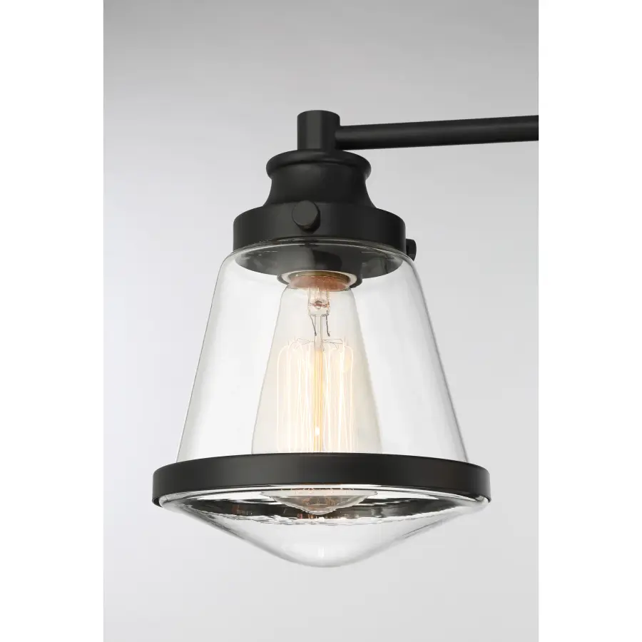 Mannsdale 3-Light Bath Vanity in Coal Black - Image 2