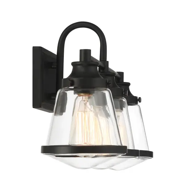 Mannsdale 3-Light Bath Vanity in Coal Black - Image 3