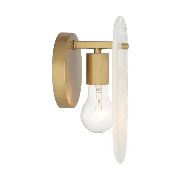 Oldmill 9.75" Legacy Brass Wall Sconce with Alabaster Glass - Image 4