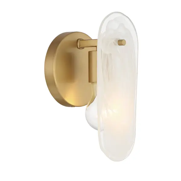 Oldmill 9.75" Legacy Brass Wall Sconce with Alabaster Glass - Image 5