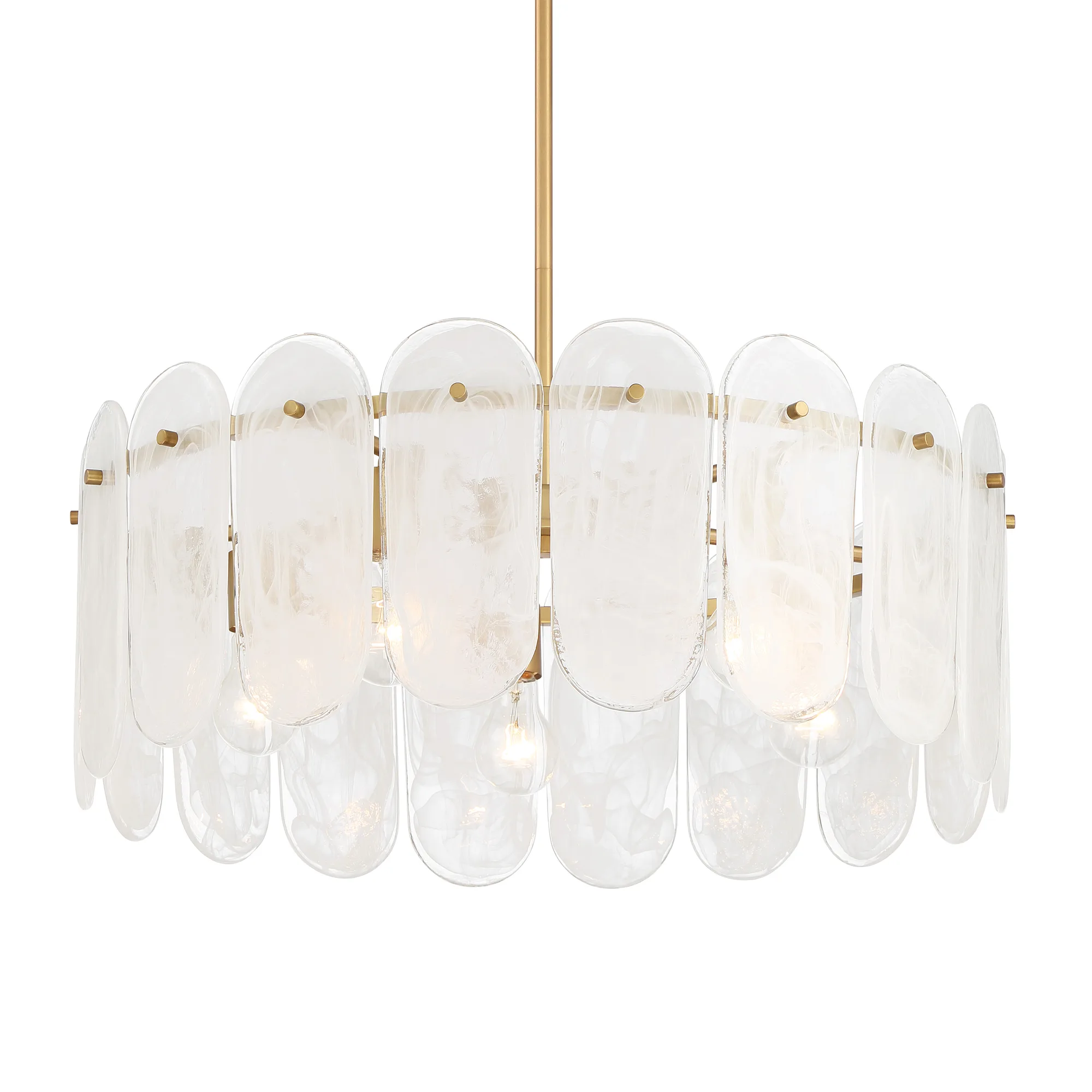 Oldmill 25" 5-Light Pendant in Legacy Brass