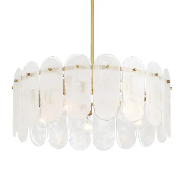 Oldmill 25" 5-Light Pendant in Legacy Brass - Image 1