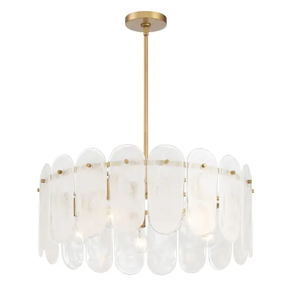 Oldmill 25" 5-Light Pendant in Legacy Brass - Image 9