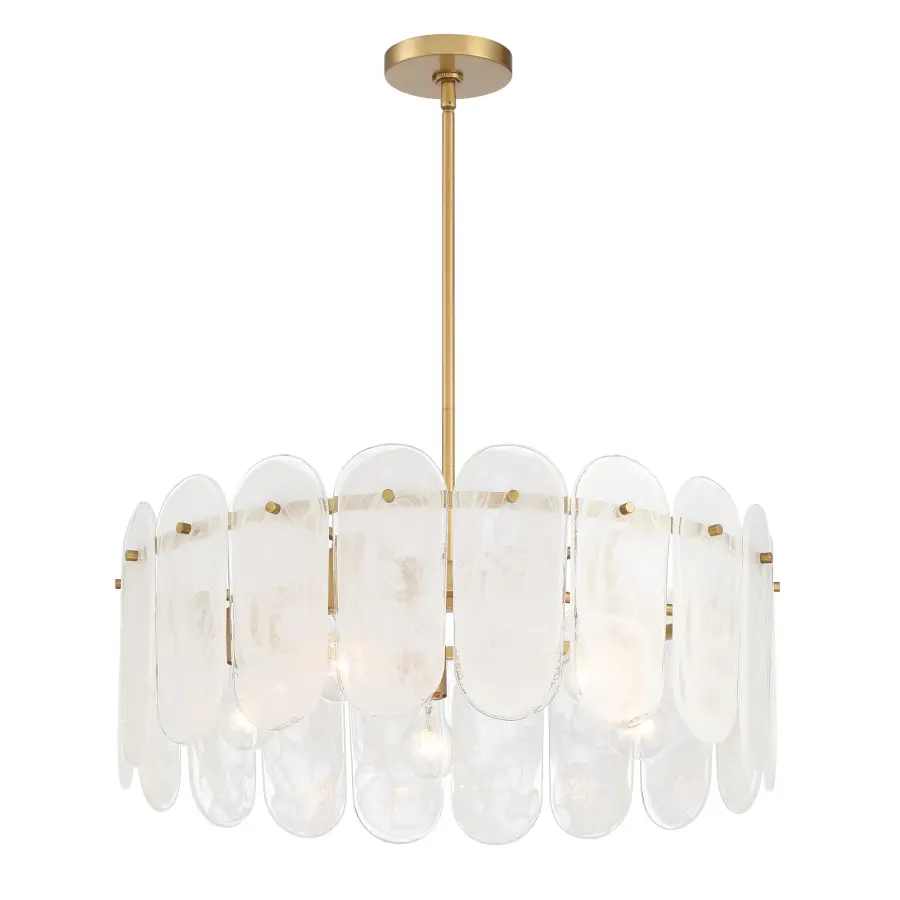 Oldmill 25" 5-Light Pendant in Legacy Brass - Image 9